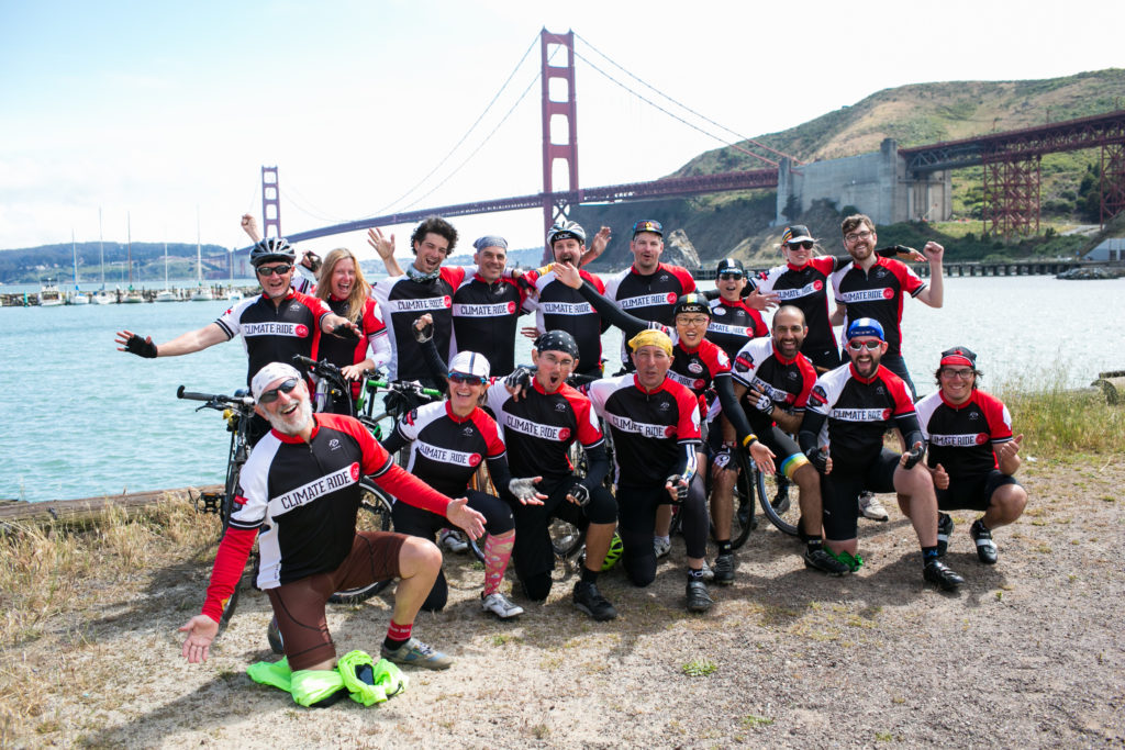 Cycling Teams on Climate Ride