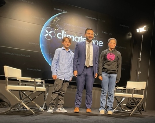 Victoria & Rocco, ages 13, Share the Stage with White House Climate