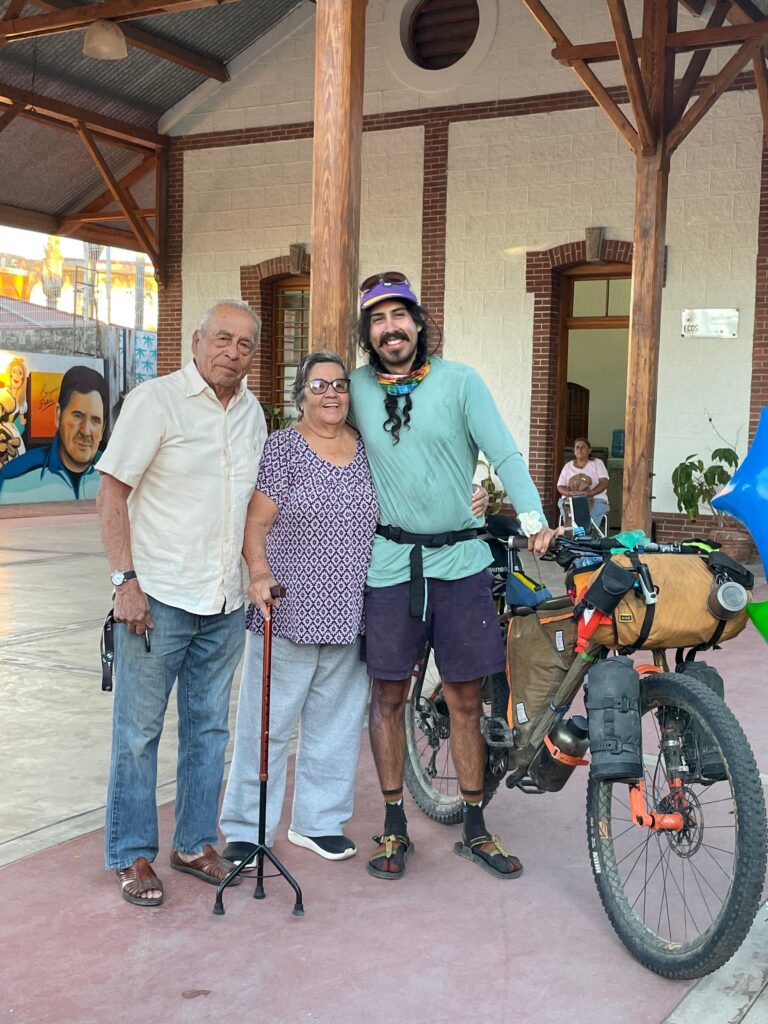 Luis Sanchez, Community Leader Awardee, posing with family
